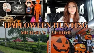 Thumbnail: cozy rainy day vlog: halloween hunting + chit chat 🎃 shop with me at Michael's + At Home!