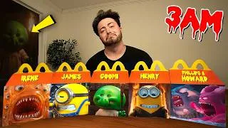 Thumbnail: DO NOT ORDER MINIONS & MONSTERS HAPPY MEALS AT 3 AM!! (THEY CAME AFTER US)