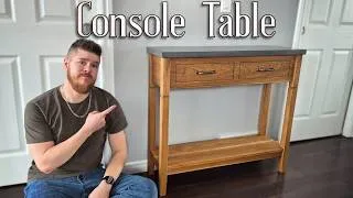 Thumbnail: DIY Modern Vintage Console Table // plans available