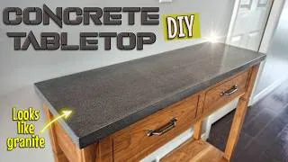Thumbnail: How to make, polish and expose a Concrete tabletop! ✨ Beginners guide