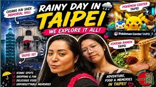 Thumbnail: Rainy Day in Taipei | Chiang Kai-shek, Taipei 101, Pokémon Center & Ichiran Ramen |Day 2 Taipei 2026