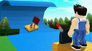 Thumbnail: I Added NATURAL DISASTERS to Build A Boat...