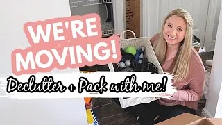 Thumbnail: WE'RE MOVING! // Declutter + Pack with Me | Jessica Elle