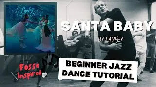 Thumbnail: BEGINNER Jazz dance tutorial | Jazz Choreography - "Santa Baby" Laufey (Easy follow along at home)