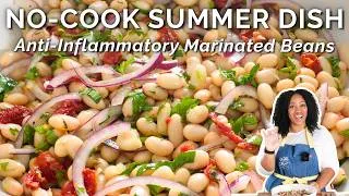 Thumbnail: The BEST Anti-Inflammatory Marinated Beans I’ve Ever Made | High Protein & Fiber