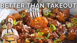 Thumbnail: Crispy Teriyaki Tofu Recipe | Easy Vegan Weeknight Dinner