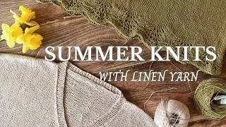 Thumbnail: Summer Knits in Linen Yarn & In-Depth Yarn Reviews | Knitting Podcast Ep. 57