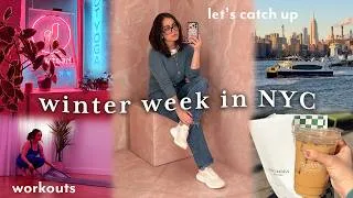 Thumbnail: days in my life in NYC ⭐️ enjoying routine, overdue catch ups, & fun around the city 🫶🏼