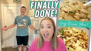 Thumbnail: We FINALLY Finished Our Board & Batten + 2 Easy 30-Minute Dinners! ⭐️