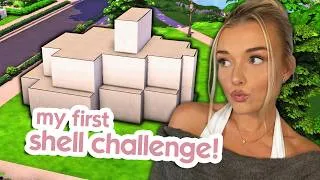 Thumbnail: Attempting My First Shell Challenge | The Sims 4 Speed Build