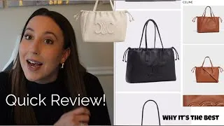 Thumbnail: The Celine Cabas Drawstring Tote Bag | Review and Mod shots | Quick Review | Jessica Quick