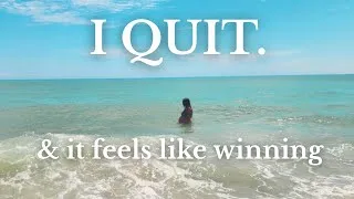 Thumbnail: “Normal” things I QUIT to finally get unstuck in life *controversial*
