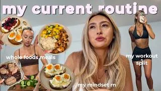 Thumbnail: SPEND A FEW DAYS WITH ME: my workout split, what i eat & current faves