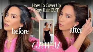 Thumbnail: GRWM for Date Night ✨ How to cover up your grays (Best & Fastest Way)
