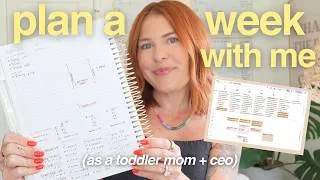 Thumbnail: 5-step weekly planning meeting for busy weeks 🗓️