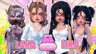 Thumbnail: DUO-ING as *LANA & LINA* for EVERY Theme in Dress to Impress... | Roblox