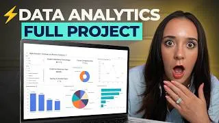 Thumbnail: ⚡Watch me build a DATA ANALYTICS dashboard in 10 MIN (vibe coding)