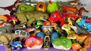 Thumbnail: Jurassic World Unboxing Review Asmr Colorful Dinosaur T-rex D-rex Mosasaurus Spino Giga Smashers Egg