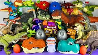 Thumbnail: Jurassic World Unboxing Review Asmr Colorful Dinosaur T-rex Carnotaurus Giganotosaurus Smashers Eggs