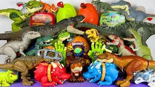 Thumbnail: Jurassic World Unboxing Review Asmr Colorful Dinosaur T-rex Indominus Rex Brachio Giga Smashers Eggs