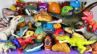 Thumbnail: Jurassic World Unboxing Review Asmr Colorful Dinosaur T-rex Indominus Rex Mosasaurus Spino Smashers