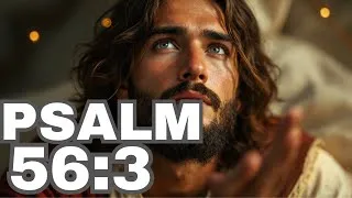 Thumbnail: Trust in the Midst of Fear – Choosing Confidence in God | Psalm 56:3 (KJV)