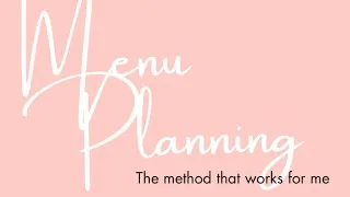 Thumbnail: Menu Planning as a Stay-At-Home Mom on a Single Income