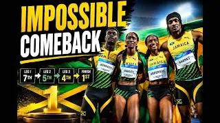Thumbnail: ONE OF THE GREATEST RELAY COMEBACKS EVER? JAMAICA'S INSANE 4X400M FINISH