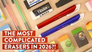 Thumbnail: Are these erasers too complicated? ✨🤔
