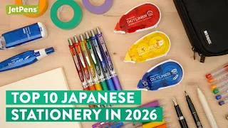 Thumbnail: Top 10 Japanese Stationery You NEED in 2026 ✨❤️