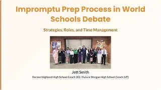 Thumbnail: Impromptu Prep in World Schools Debate: Strategies, Roles, and Time Management