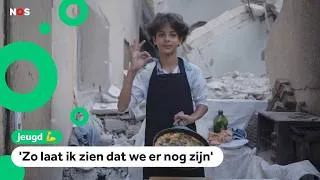 Thumbnail: Yasser scoort met kookvideo's uit Gaza