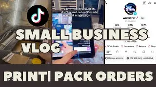 Thumbnail: Small Business Vlog: New Acrylic Blanks + Prepping for my TikTok Live #smallbusiness 