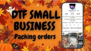 Thumbnail: DTF Small Business: A Day of Fulfilling Orders #smallbusiness #dtf #packingorders 