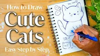 Thumbnail: How to Draw a Cute Cat for Beginners!