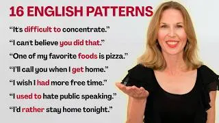 Thumbnail: 16 English Sentence Patters You Can Use Every Day!