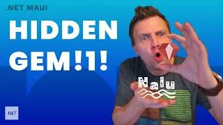 Thumbnail: The Best MAUI Library You Don't Know: Nalu - VirtualScroll, Custom Tabbar, and More!