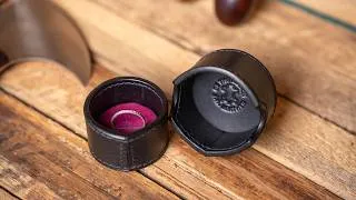 Thumbnail: Practice Makes... This. Making a Round Leather Ring Box