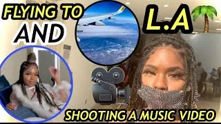 Thumbnail: working on a music video before my  flight to LA + we filmed in the mountains + behind the scenes