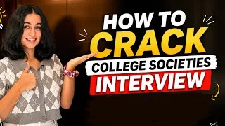 Thumbnail: How to crack COLLEGE SOCIETIES Interview 🔥    Best Societies for PLACEMENTS🚀
