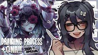 Thumbnail: ۶ৎ my drawing process + qna // 200K SPECIAL !! 