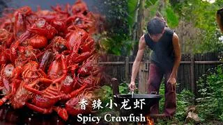 Thumbnail: Catching Crawfish, Picking Cucumbers & Cooking a Spicy River Feast