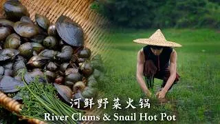 Thumbnail: Foraging River Clams After the Rain & Cooking a Wild Spring Hot Pot