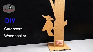 Thumbnail: How to Make Cardboard Woodpecker at Home | DIY Cardboard Woodpecker Crafts.