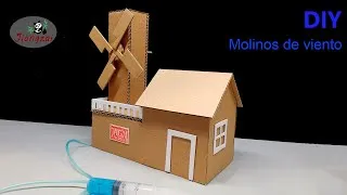 Thumbnail: Cómo hacer un molino de viento hidráulico casero con cartón