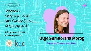 Thumbnail: Japanese Language Study and Career Success in the Era of AI - Olga Samborska Moroz