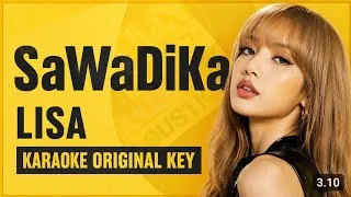 Thumbnail: LISA - SaWaDiKa (Karaoke with Lyrics)