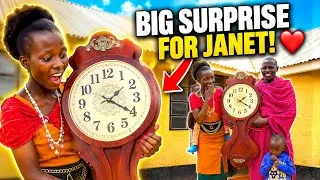 Thumbnail: I Surprised Janet with the Biggest Wall Clock She's Ever Seen! 😱❤️