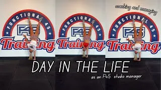 Thumbnail: WORK DAY IN THE LIFE | fitness studio manager, F45 coach, workout, coaching 7 classes !!