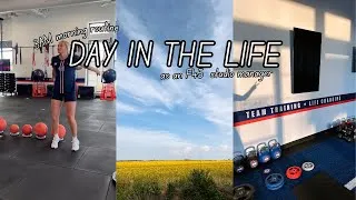Thumbnail: VLOG | day in my life, f45 studio manager, coaching, cleaning, small group